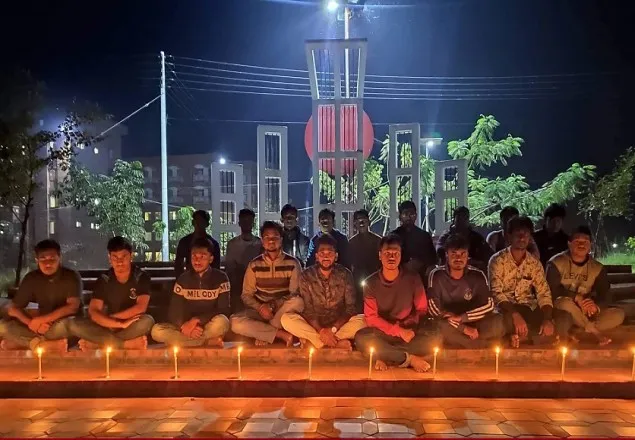 শহীদ বুদ্ধিজীবী দিবসে ববি বঙ্গবন্ধু শিক্ষা ও গবেষণা পরিষদের প্রদীপ প্রজ্জ্বলন