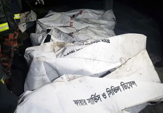 গাজীপুরের ফ্যান কারখানায় অগ্নিকান্ড, ১০ জনের লাশ শনাক্ত