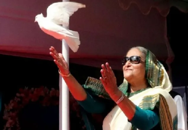 আ.লীগের সম্মেলন উদ্বোধন করলেন শেখ হাসিনা