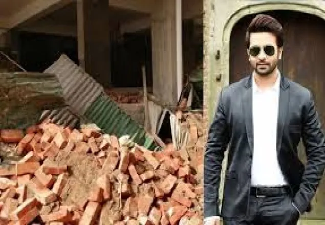 শাকিব খানের বাসার সামনে রাখা ইট-পাথর গুঁড়িয়ে দিল ডিএনসিসি