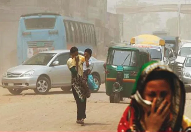 দূষিত বাতাসে প্রথম স্থানে দিল্লি, ঢাকা দ্বিতীয়