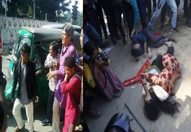 বাম জোটের মিছিলে পুলিশের হামলা, সাকিসহ ১৪ জন হাসপাতালে   