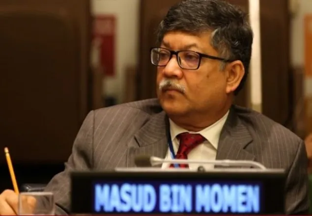 নতুন পররাষ্ট্র সচিব হলেন মাসুদ বিন মোমেন
