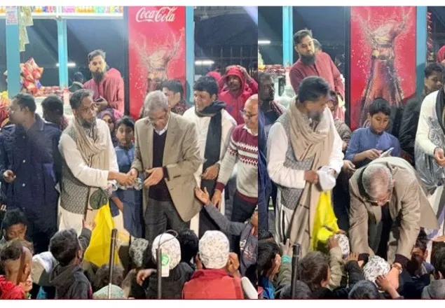 রাজধানীতে শীতবস্ত্র বিতরণ করলেন মির্জা ফখরুল