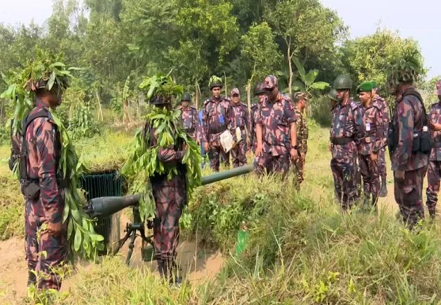 প্রথমবার সেনাবাহিনীর সঙ্গে যৌথ মহড়ায় বিজিবি