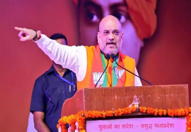 নাগরিকত্ব আইনের বিরোধিতা করায় অমিত শাহের সামনেই যুবককে মারধর