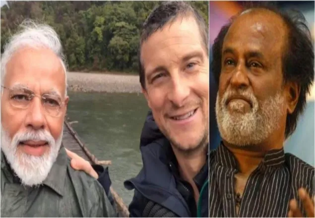 এবার বেয়ার গ্রিলসের মুখোমুখি রজনীকান্ত