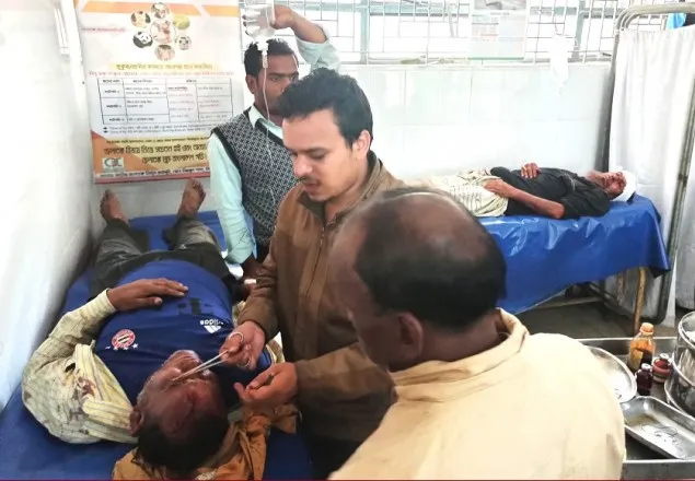 আদিতমারীতে জমি নিয়ে সংঘর্ষে যুবলীগ নেতাসহ আহত ৮