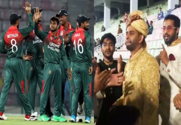 নববধূ রেখে ক্রিকেট মাঠে ছুটে এলেন বর