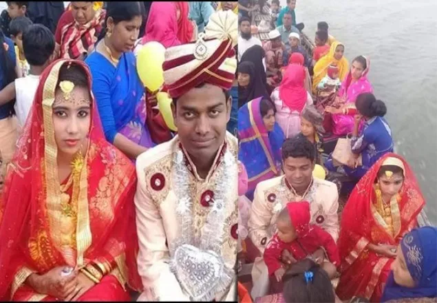 পদ্মায় বরযাত্রীবাহী নৌকাডুবি, নিখোঁজ কনেসহ অনেকে