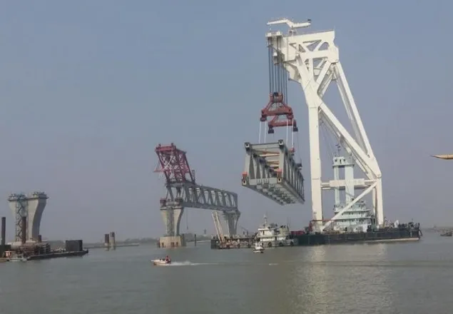 দৃশ্যমান পদ্মা সেতুর ৩৯০০ মিটার