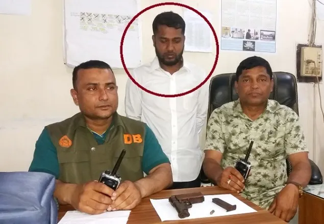 মাগুরায় বিদেশী পিস্তলসহ আটক ১