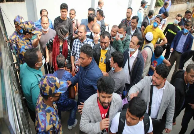 আশকোনা হজ ক্যাম্পে সেনা মোতায়েন