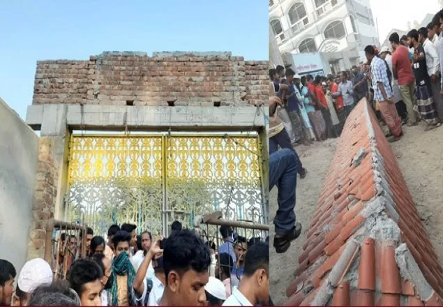 সিরাজগঞ্জে কলেজের গেট ধসে শিশুসহ নিহত ৪
