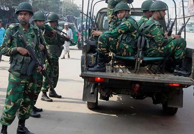 মঙ্গলবার থেকে সারাদেশে সেনা মোতায়েন