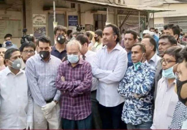 বিএসএমএমইউ’তে বিএনপির নেতাকর্মীদের ভিড়