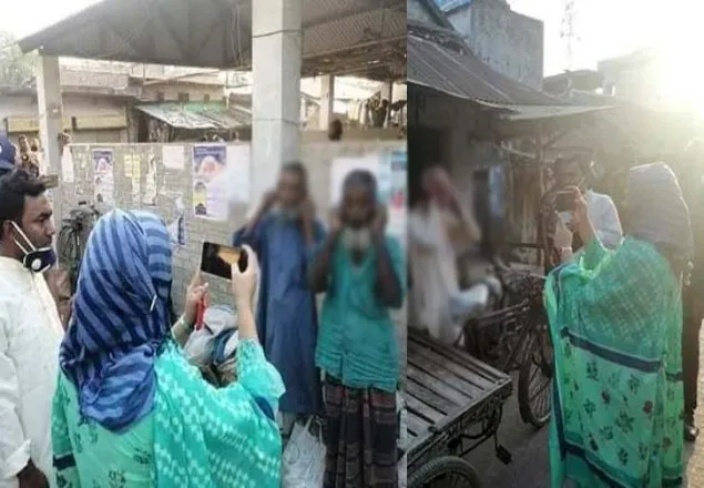 তিন বৃদ্ধকে কান ধরিয়ে ছবি তুললেন এসিল্যান্ড, সমালোচনার ঝড়