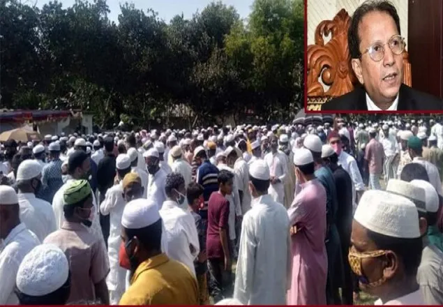 অ্যাডভোকেট সানাউল্লাহ মিয়ার দাফন সম্পন্ন