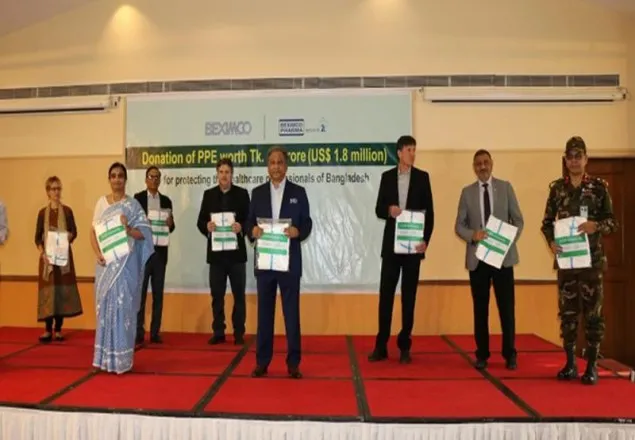 ১৫ কোটি টাকার পিপিই, ওষুধ ও টেস্ট কিট দিচ্ছে বেক্সিমকো