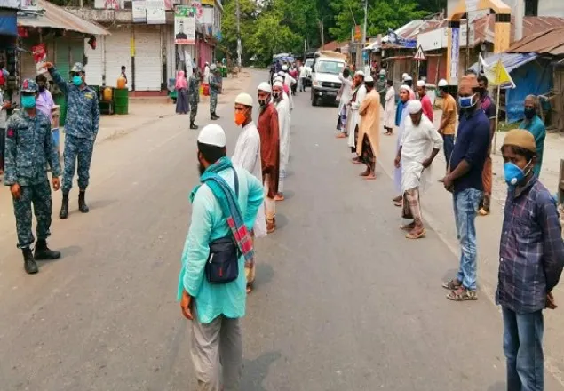 ভোলায় তাবলীগের ২৫ সদস্যসহ ট্রাক আটক 