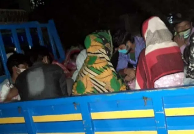 নারায়ণগঞ্জ ছেড়ে যাওয়ার সময় ৯০ জন আটক