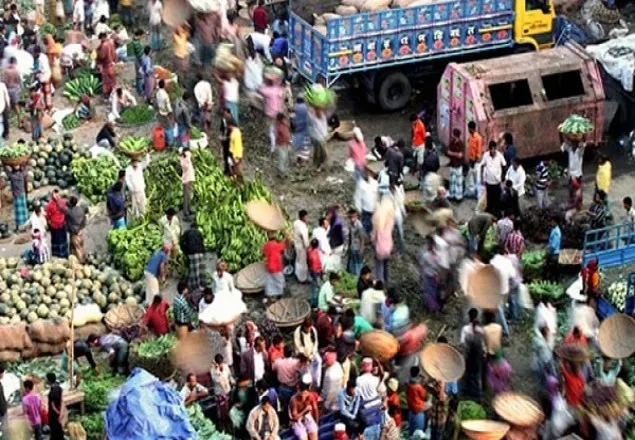 কাওরান বাজারের কাঁচাবাজার ‘লকডাউন’