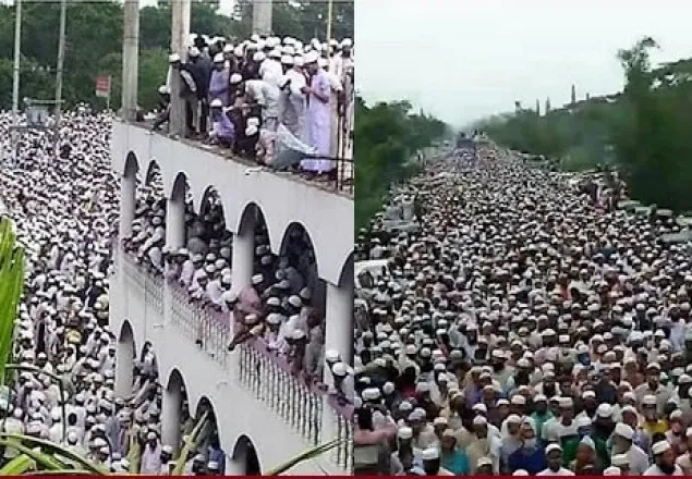 আনসারীর জানাজায় লাখো মানুষ: ৮ গ্রাম লকডাউন, বের হলেই কঠোর ব্যবস্থা