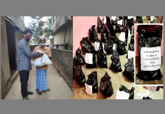 চট্টগ্রামের চকবাজার থানা ছাত্রলীগের ত্রান বিতরণ