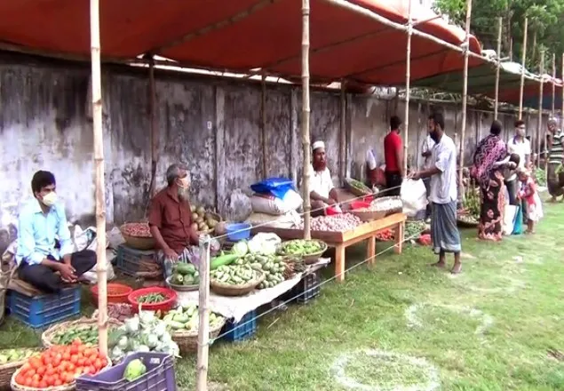 কাঁচাবাজার ফাঁকা স্থানে সরিয়ে নিতে নির্দেশ