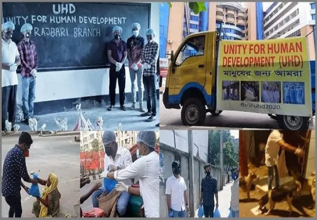 করোনা মোকাবেলায় ইউএইচডি'র ৫ তরুণের গল্প