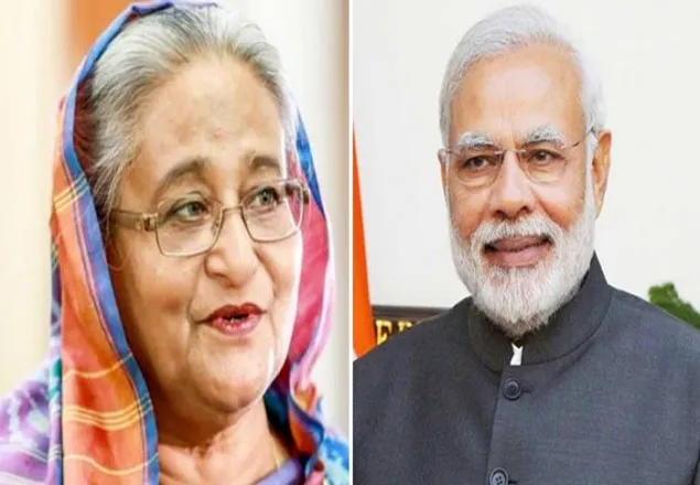 করোনাভাইরাস: একসঙ্গে কাজ করার অঙ্গীকার হাসিনা-মোদির