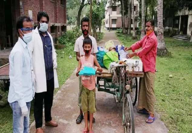 ২১ দিনে করোনাকে জয় করে বাড়ি ফিরল শিশু রাহাত