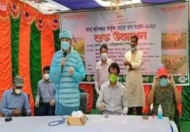 মাগুরা সদর উপজেলায় বোরো ধান সংগ্রহের উদ্বোধন করলেন শিখর