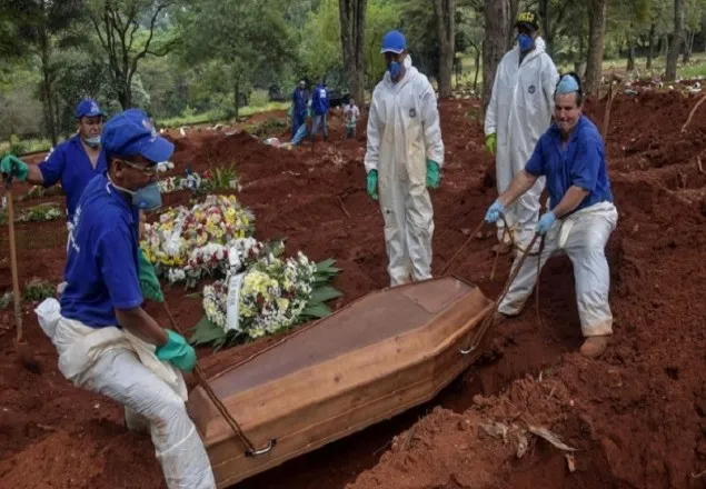 করোনায় রেকর্ড মৃত্যুর দিন জার্মানিকে ছাড়াল ব্রাজিল 