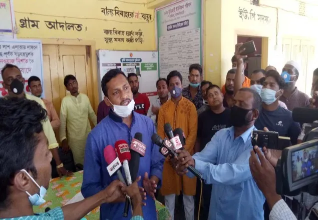  তিস্তা নদীতে লাশ: ইউপি চেয়ারম্যানের সংবাদ সম্মেলন