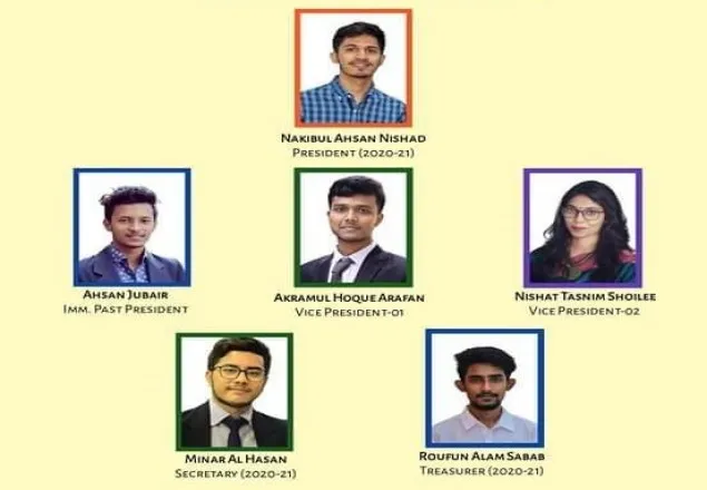জবি লিও ক্লাবের নবনির্বাচিত সভাপতি নিশাদ সম্পাদক মিনার