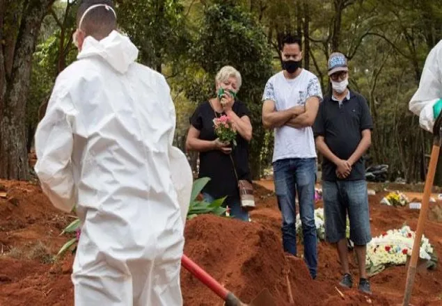 ব্রাজিলে করোনায় একদিনে সর্বোচ্চ মৃত্যুর রেকর্ড 