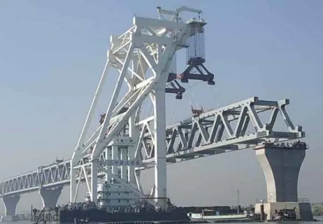 পদ্মা সেতুর ৩১তম স্প্যান বসছে কাল