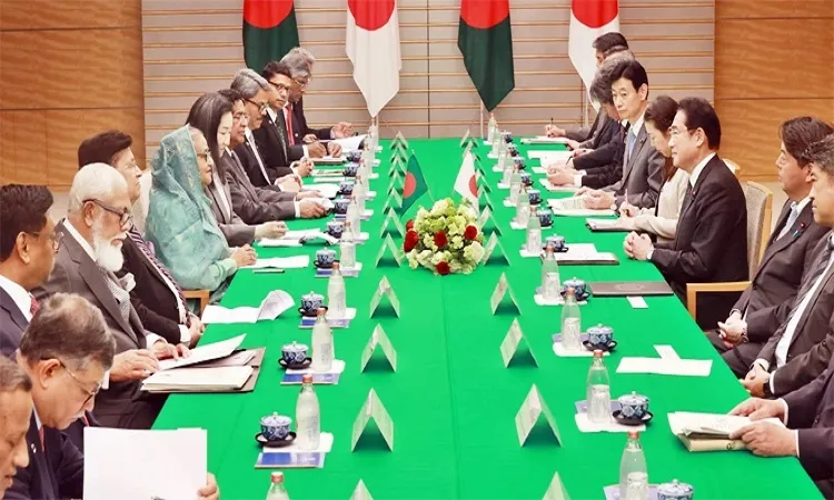 শেখ হাসিনা-ফুমিও কিশিদা বৈঠক বেশ কয়েকটি বিষয়ে চুক্তি
