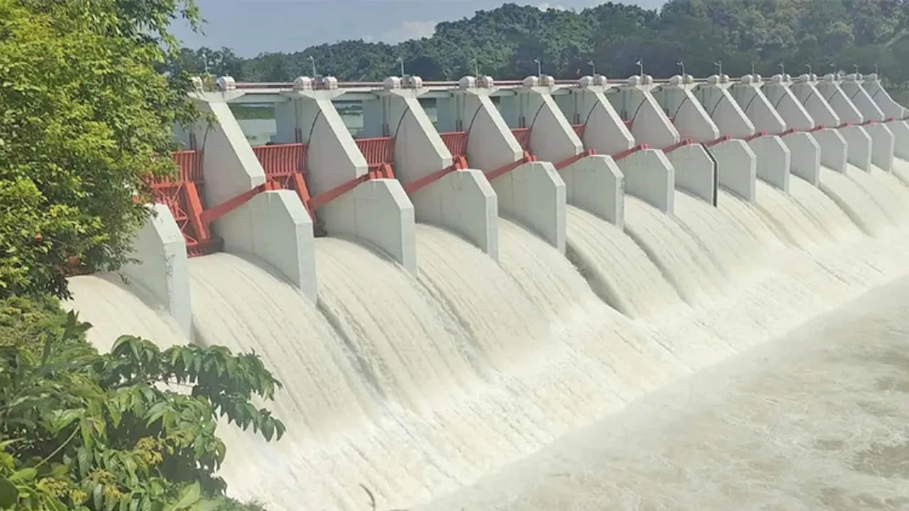 কাপ্তাই বাঁধের ১৬ জলকপাট খুলছে শনিবার