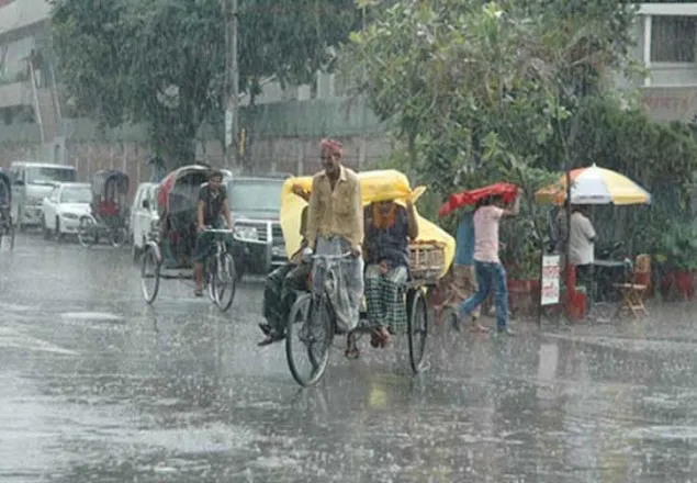 দেশের বিভিন্ন অঞ্চলে বৃষ্টিপাত অব্যাহত থাকার পূর্বাভাস