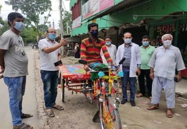 করোনার ছোবলে কর্মহীন হয়ে পড়া বিল্লালের পাশে দাড়ালো প্রবাসী
