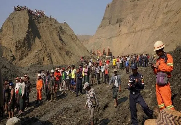 মিয়ানমারে খনিতে ধস, নিহত ৫০