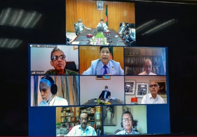 করোনায় করণীয় নির্ধারণে সাবেক কূটনীতিকদের সাথে পররাষ্ট্র মন্ত্রণালয়ের সভা