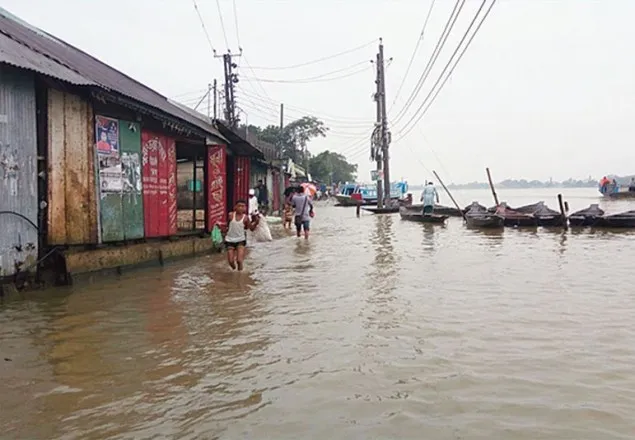 যমুনায় পানি বৃদ্ধি, সিরাজগঞ্জে ফের বন্যার আশঙ্কা