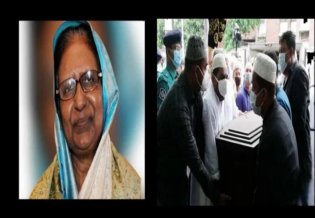 মায়ের কবরে চিরনিদ্রায় শায়িত হলেন সাহারা খাতুন