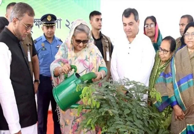 ১ কোটি বৃক্ষরোপণ কর্মসূচির উদ্বোধন করলেন প্রধানমন্ত্রী