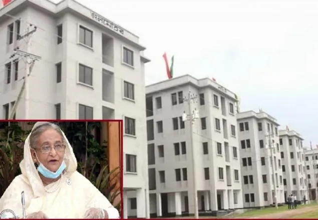 জলবায়ু উদ্বাস্তু ৬০০ পরিবারকে ফ্ল্যাট দিলেন প্রধানমন্ত্রী 