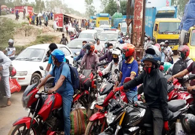 লঞ্চে মোটরসাইকেল বহন নিষিদ্ধ