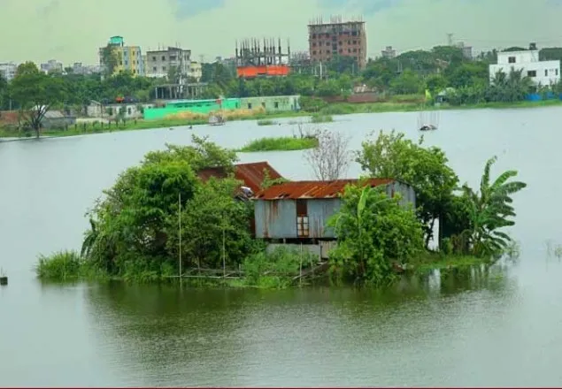 রাজধানীতে বানের পানি